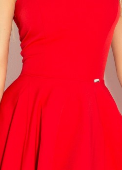 Kleita aplis - sirds formas kakla izgriezums - Sarkans 114-3 Kleita aplis - sirds formas kakla izgriezums - Sarkans 114-3