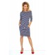 Sporty dress - Blue stripes  13-51     