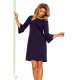 190-6 MARGARET kleita ar mežģīnēm piedurknēs - Navy Blue 190-6 MARGARET kleita ar mežģīnēm piedurknēs - Navy Blue