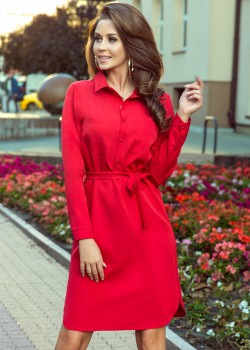 284-1 CAMILLE Kreklkleita ar kabatām - sarkana 284-1 CAMILLE Kreklkleita ar kabatām - sarkana