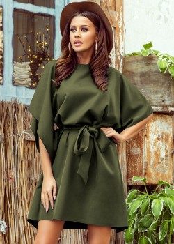 287-13 SOFIA Butterfly kleita - KHAKI 287-13 SOFIA Butterfly kleita - KHAKI