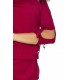 430-4 Sports dress with tied sleeves - burgundy     