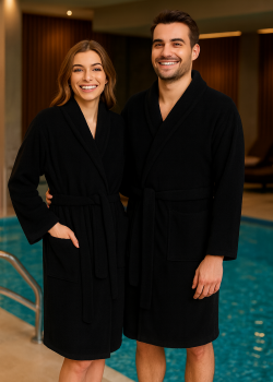 Viesnīcas halāts 100% kokvilna Viesnīcas halāts 100% kokvilna