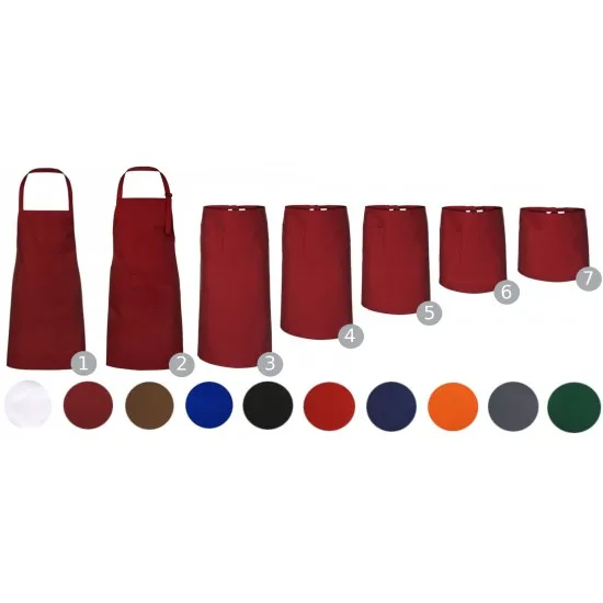 Priekšauts garums 90 cm sarkanbrūns Priekšauts garums 90 cm sarkanbrūns