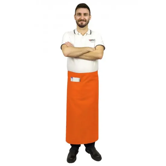 Priekšauts garums 90cm oranžs Priekšauts garums 90cm oranžs