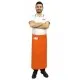 Priekšauts garums 90cm oranžs Priekšauts garums 90cm oranžs